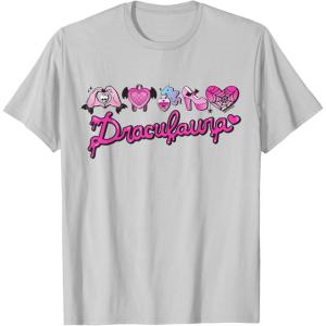 imageMonster High  Draculaura Heart Icons TShirtSilver Grey
