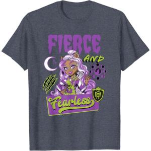 imageMonster High  Fierce and Fearless Clawdeen TShirtHeather Blue