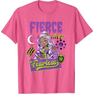 imageMonster High  Fierce and Fearless Clawdeen TShirtPink Heather