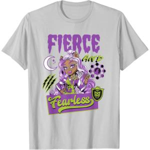 imageMonster High  Fierce and Fearless Clawdeen TShirtSilver Grey