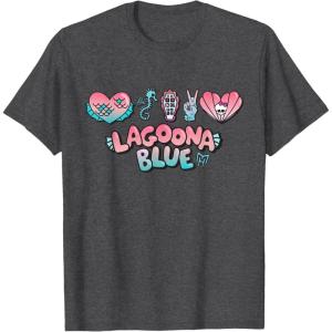 imageMonster High  Lagoona Heart Icons TShirtDark Heather Grey