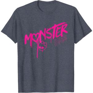 imageMonster High  Valentines Day Drip Logo TShirtHeather Blue