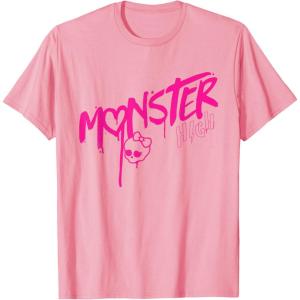 imageMonster High  Valentines Day Drip Logo TShirtPink