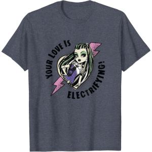imageMonster High  Your Love is Electrifying TShirtHeather Blue