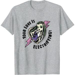 imageMonster High  Your Love is Electrifying TShirtHeather Grey