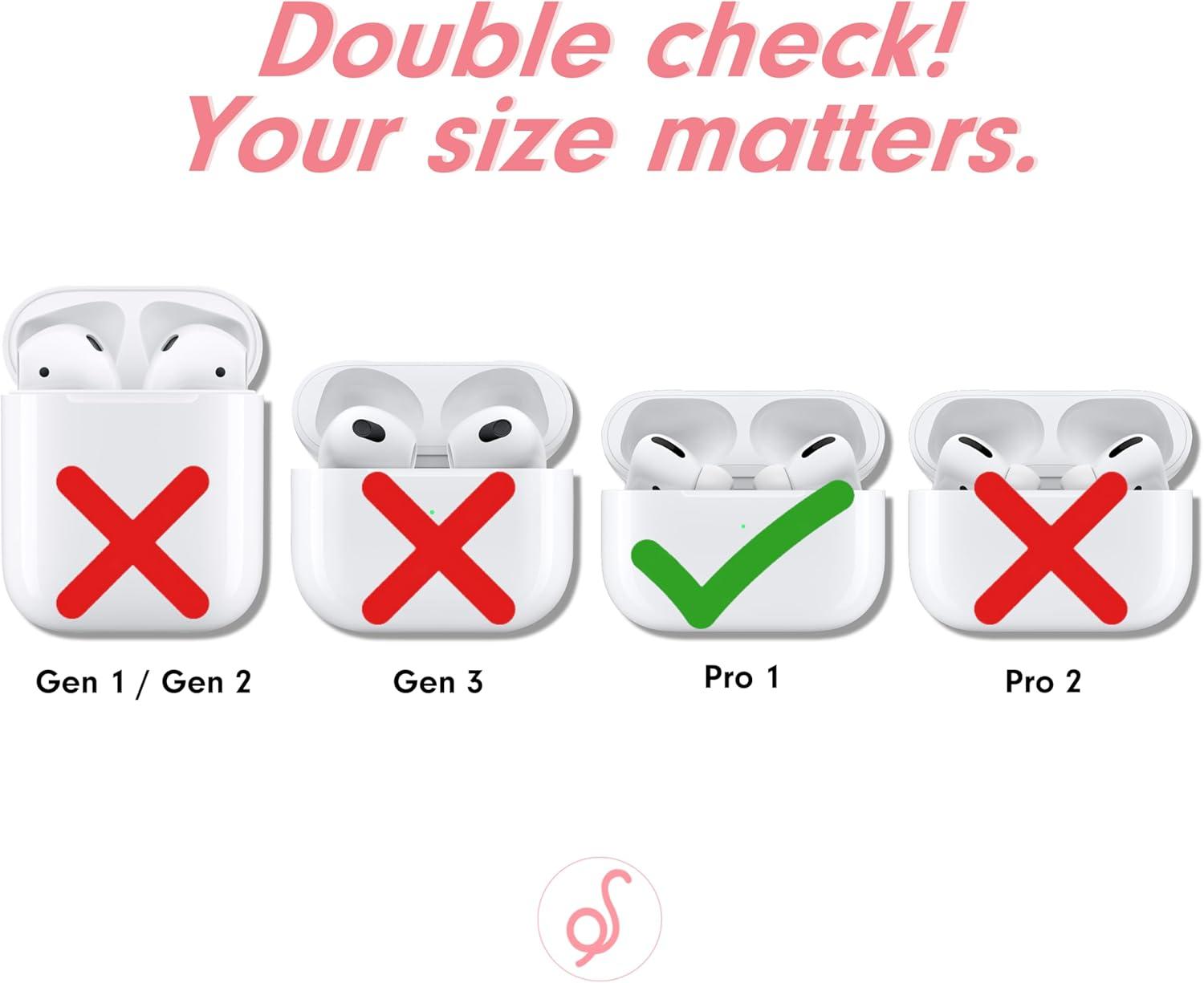 imageSonix Cases for AirPods Pro 1st Gen  Hard Cover Protective Case for Apple AirPods Pro Gen 1  Monster High Lets BoltStrawberry Shortcake Vintage