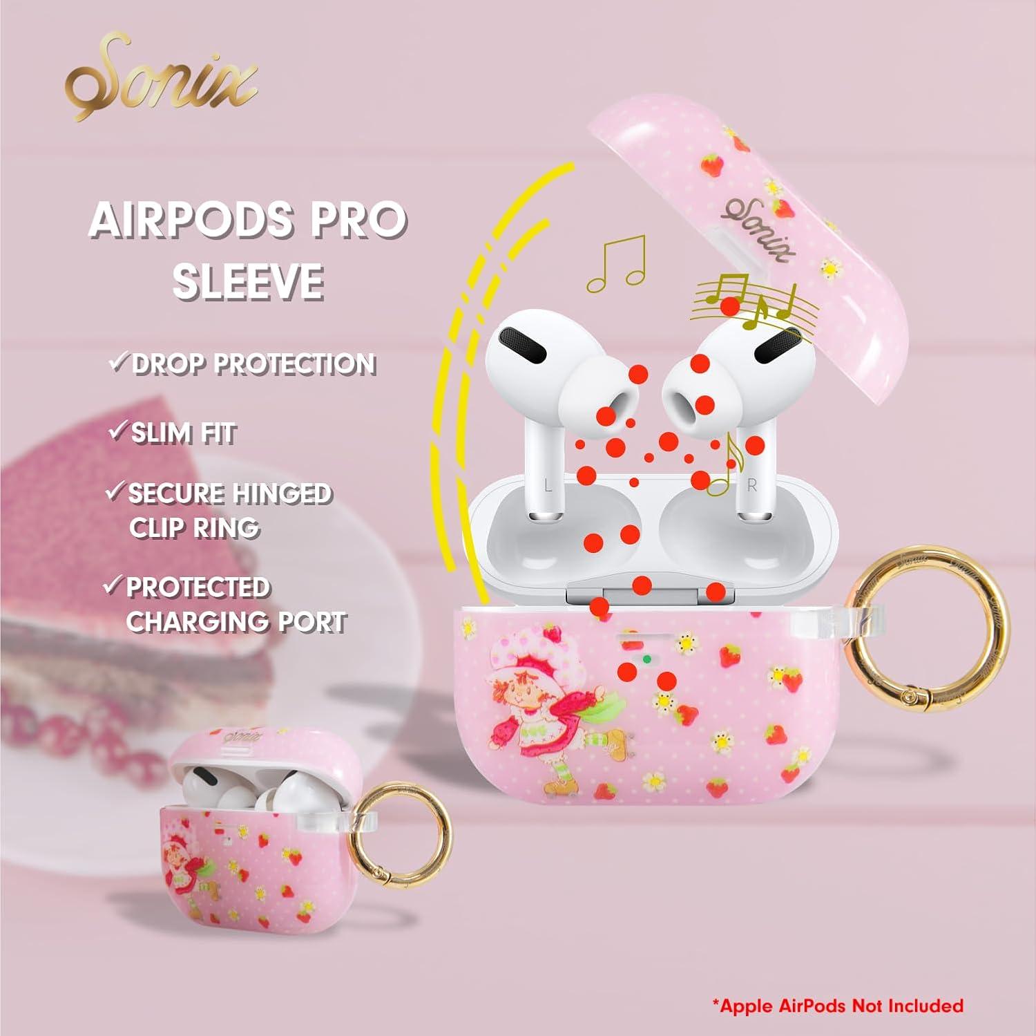 imageSonix Cases for AirPods Pro 1st Gen  Hard Cover Protective Case for Apple AirPods Pro Gen 1  Monster High Lets BoltStrawberry Shortcake Vintage