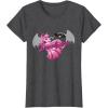 imageMonster High  Draculaura Bat Silhouette TShirtDark Heather Grey