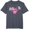 imageMonster High  Draculaura Bat Silhouette TShirtHeather Blue