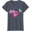 imageMonster High  Draculaura Bat Silhouette TShirtHeather Blue
