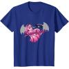imageMonster High  Draculaura Bat Silhouette TShirtRoyal Blue