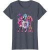 imageMonster High  Draculaura Frankie Clawdeen TShirtHeather Blue