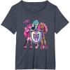imageMonster High  Draculaura Frankie Clawdeen TShirtHeather Blue
