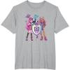 imageMonster High  Draculaura Frankie Clawdeen TShirtHeather Grey
