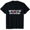 imageMonster High  Frankie Clawdeen Cleo Lagoona Hearts TShirtBlack