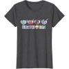 imageMonster High  Frankie Clawdeen Cleo Lagoona Hearts TShirtDark Heather Grey