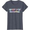 imageMonster High  Frankie Clawdeen Cleo Lagoona Hearts TShirtHeather Blue