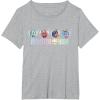 imageMonster High  Frankie Clawdeen Cleo Lagoona Hearts TShirtHeather Grey