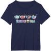 imageMonster High  Frankie Clawdeen Cleo Lagoona Hearts TShirtNavy Blue