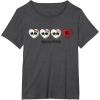 imageMonster High  Valentines Day Candy Hearts TShirtDark Heather Grey