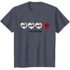 imageMonster High  Valentines Day Candy Hearts TShirtHeather Blue