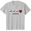 imageMonster High  Valentines Day Candy Hearts TShirtSilver Grey