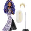 imageMonster High Howliday Winter Edition Doll Clawdeen Wolf Collectible in ICY Lavender Gown with Furry Boa ampamp Accessories