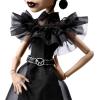 imageMonster High Wednesday Doll RaveN Wednesday Collectible in Black Gothic Gown Inspired by Dance Scene Premium Accessories and Doll Stand