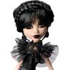 imageMonster High Wednesday Doll RaveN Wednesday Collectible in Black Gothic Gown Inspired by Dance Scene Premium Accessories and Doll Stand