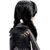 imageMonster High Wednesday Doll and Accessories Wednesday Addams Collectible in Nevermore Academy Uniform with Thing and Backpack Doll StandMulticolor