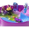 imagePolly Pocket Monster High Playset with 3 Micro Dolls ampamp 10 Accessories Opens to High School Collectible Travel Toy with StorageMulticolor