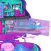 imagePolly Pocket Monster High Playset with 3 Micro Dolls ampamp 10 Accessories Opens to High School Collectible Travel Toy with StorageMulticolor