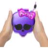 imagePolly Pocket Monster High Playset with 3 Micro Dolls ampamp 10 Accessories Opens to High School Collectible Travel Toy with StorageMulticolor