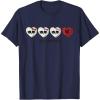 imageMonster High  Valentines Day Candy Hearts TShirtNavy Blue