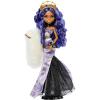 imageMonster High Howliday Winter Edition Doll Clawdeen Wolf Collectible in ICY Lavender Gown with Furry Boa ampamp Accessories