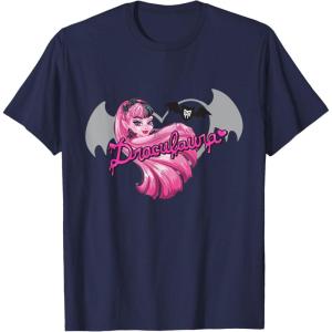 imageMonster High  Draculaura Bat Silhouette TShirtNavy Blue