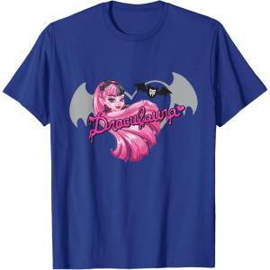 imageMonster High  Draculaura Bat Silhouette TShirtRoyal Blue