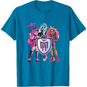 imageMonster High  Draculaura Frankie Clawdeen TShirtSapphire Blue