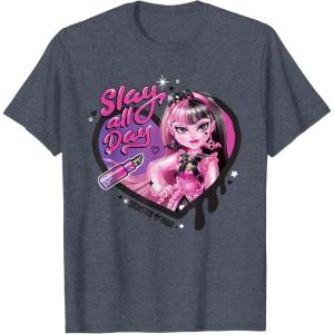 imageMonster High  Draculaura Slay All Day TShirtHeather Blue