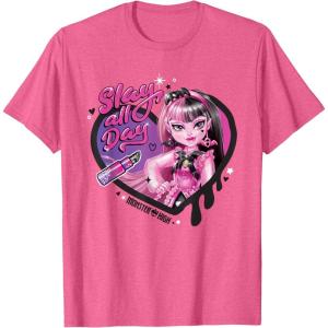 imageMonster High  Draculaura Slay All Day TShirtPink Heather