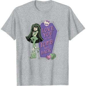 imageMonster High  Love You to the Tomb and Back TShirtHeather Grey
