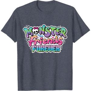 imageMonster High  Monster Friends ForeverLiterally TShirtHeather Blue