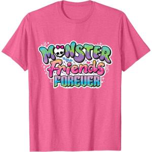 imageMonster High  Monster Friends ForeverLiterally TShirtPink Heather