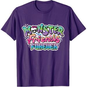 imageMonster High  Monster Friends ForeverLiterally TShirtPurple
