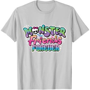 imageMonster High  Monster Friends ForeverLiterally TShirtSilver Grey