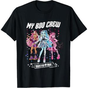 imageMonster High  My Boo Crew Clawdeen Frankie Draculaura TShirtBlack