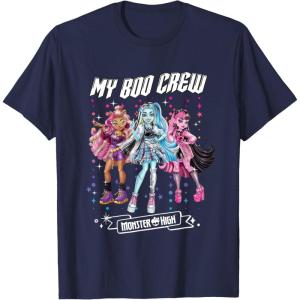 imageMonster High  My Boo Crew Clawdeen Frankie Draculaura TShirtNavy Blue