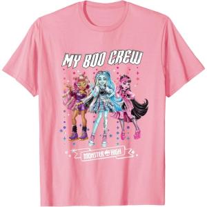 imageMonster High  My Boo Crew Clawdeen Frankie Draculaura TShirtPink