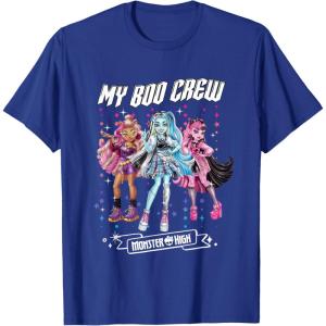 imageMonster High  My Boo Crew Clawdeen Frankie Draculaura TShirtRoyal Blue