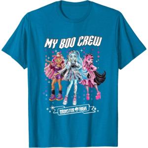 imageMonster High  My Boo Crew Clawdeen Frankie Draculaura TShirtSapphire Blue